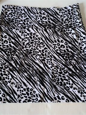 Vintage y2k rue 21 Women Mini Skirt Size L Zebra, Leopard & tiger Animal Print